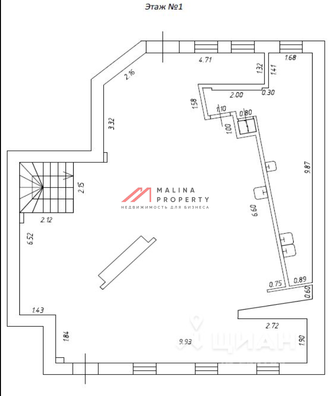 Аренда торгового помещения у метро Курская