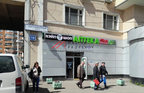 Продажа арендного бизнеса на выходе из метро "Авиамоторная"