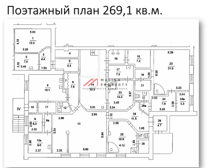 Аренда помещения на Миллионной улице