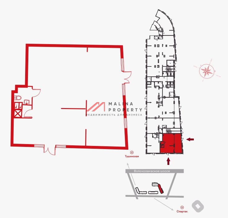 Продажа помещения, ЖК Движение Тушино