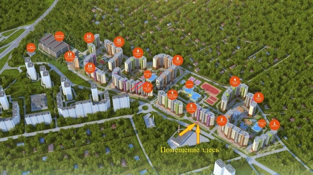 Аренда помещения в ЖК Сколковский