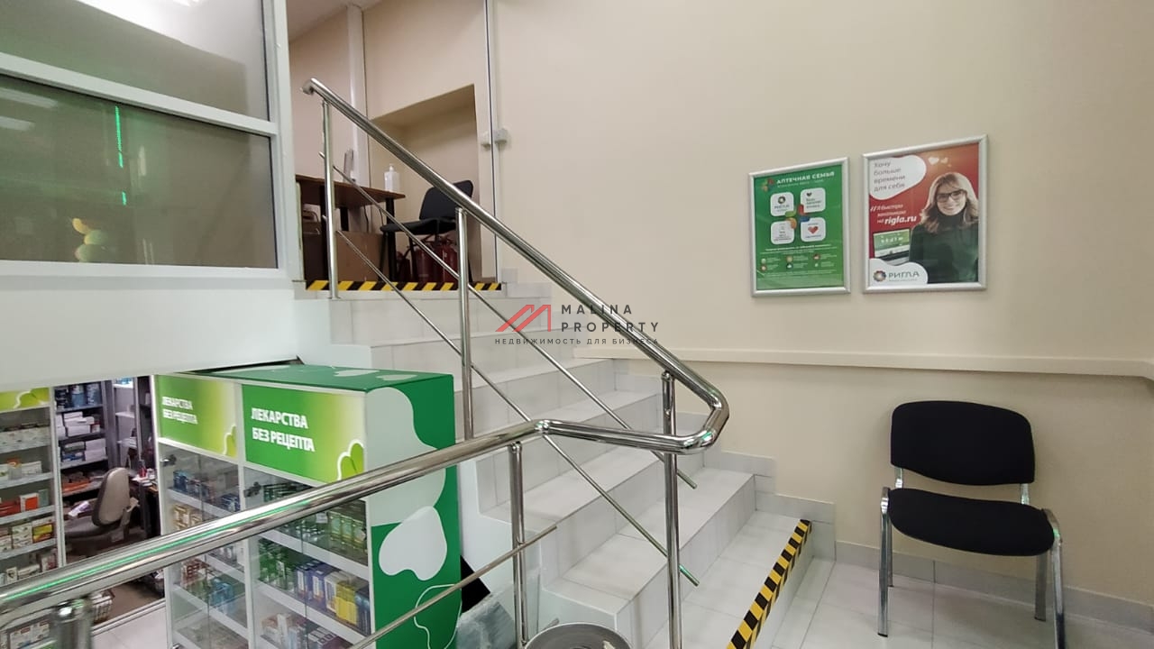 Продажа помещения с арендатором аптека Ригла 