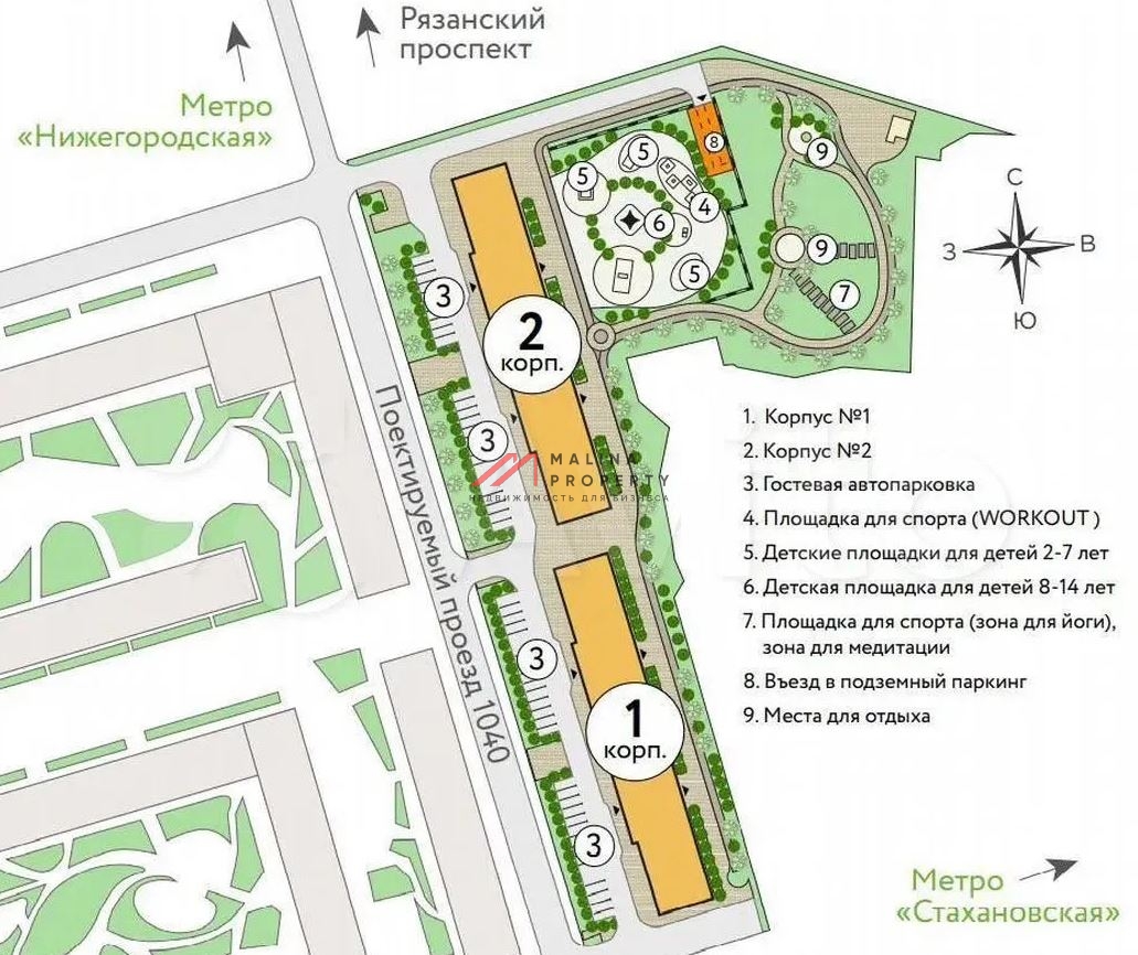 Продажа торгового помещения в новом ЖК