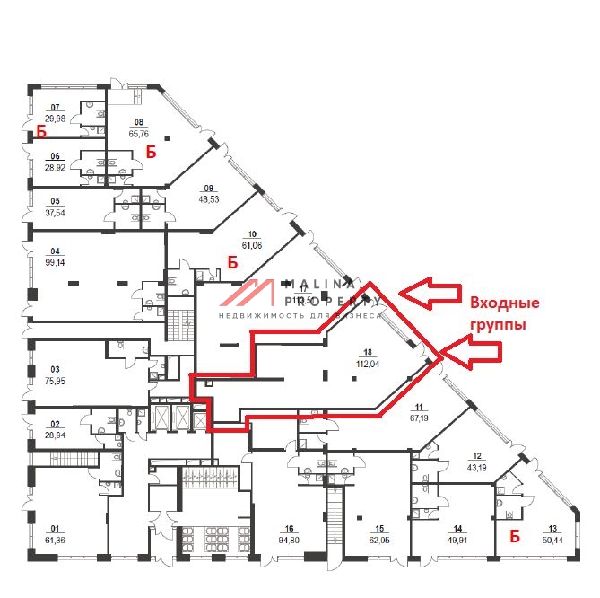 Продажа  помещения в LIFE Варшавская