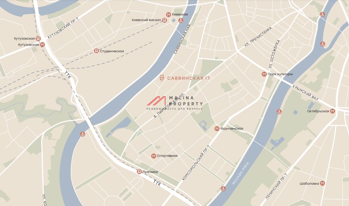 Продажа помещения в ЖК "Саввинская 17"