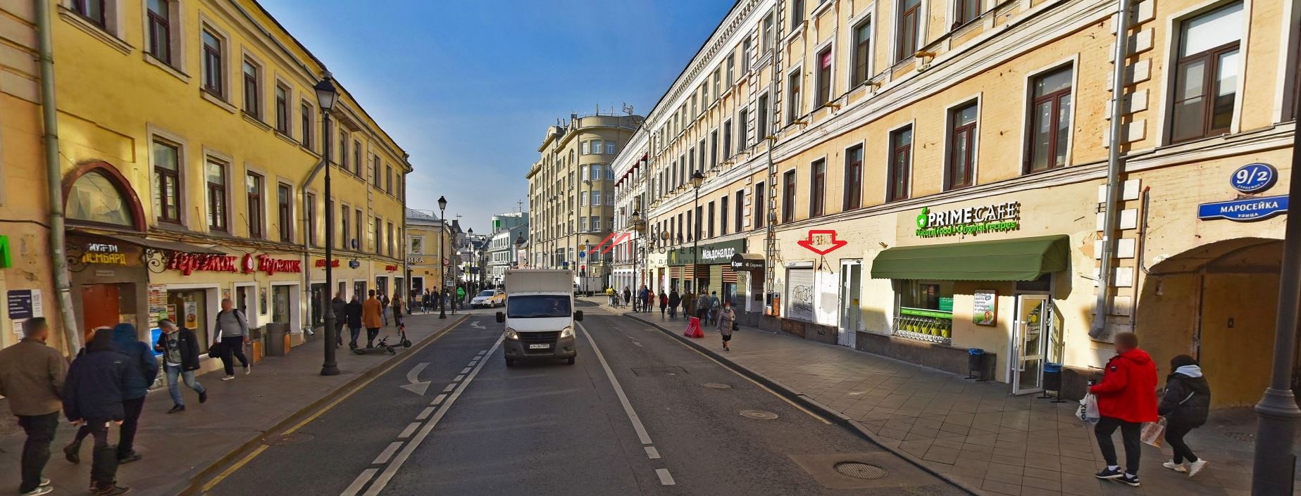 Аренда торгового помещения на Маросейке