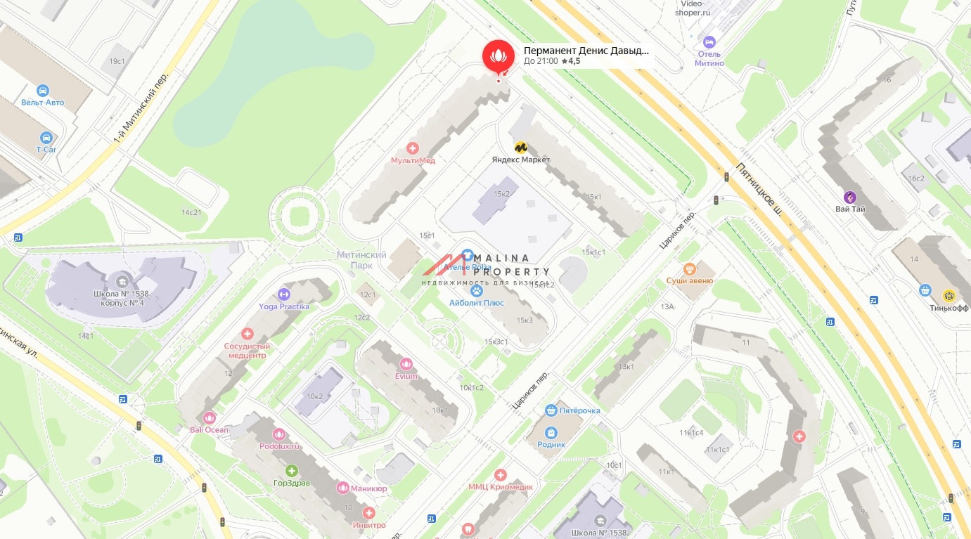 Аренда торгового помещения на Пятницком шоссе