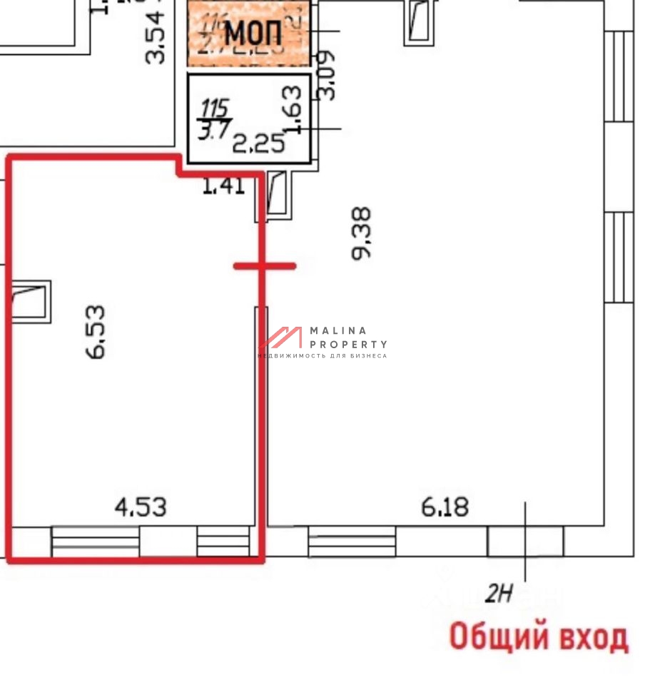 Аренда торгового помещения на выходе из метро Рассказовка 