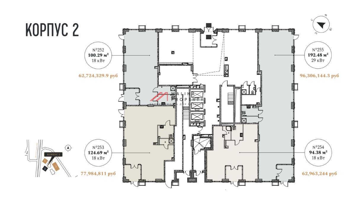 Продажа помещения в ЖК Dream Towers