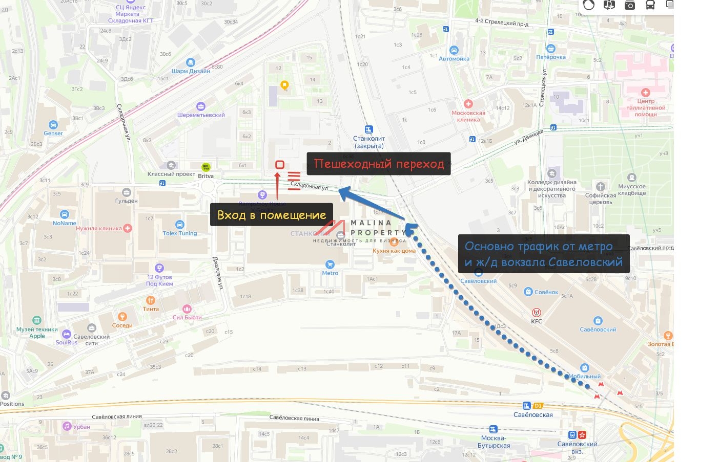 Продажа помещения с арендатором Красное и Белое