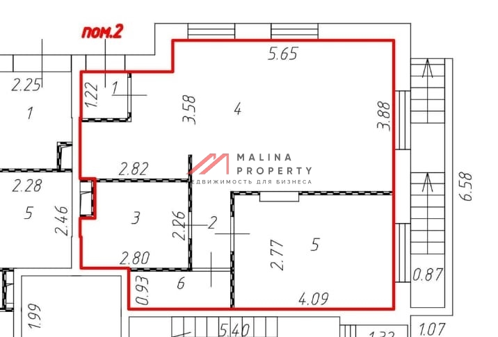 Продажа торгового помещения с арендатором Хмельная миля