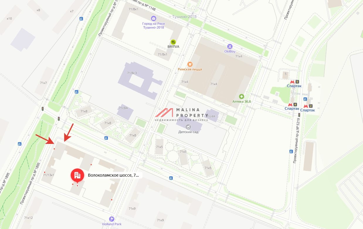 Аренда торгового помещения на первой линии 