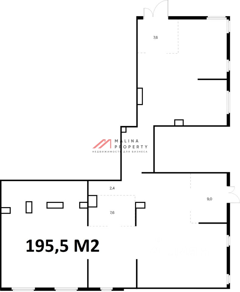 Аренда торгового помещения на первой линии 