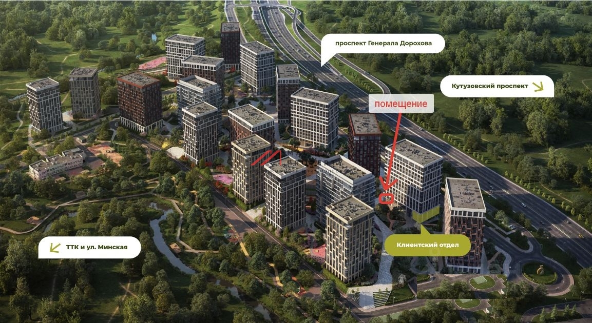 Аренда торгового помещения в ЖК "West Garden"