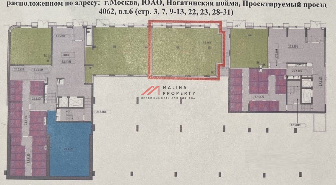 Аренда нежилого помещения в новом ЖК
