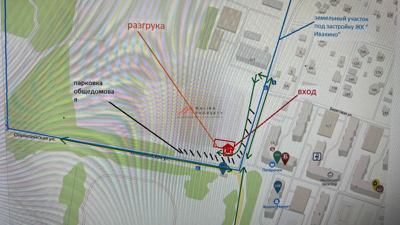 Продажа помещения с супермаркетом Магнит