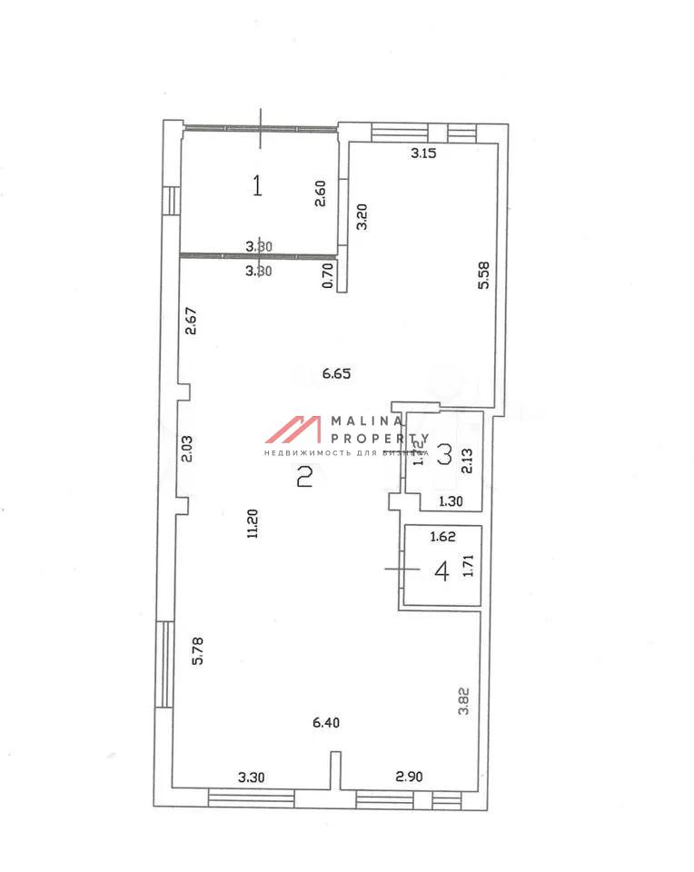 Продажа коммерческого помещения с арендатором Бристоль 