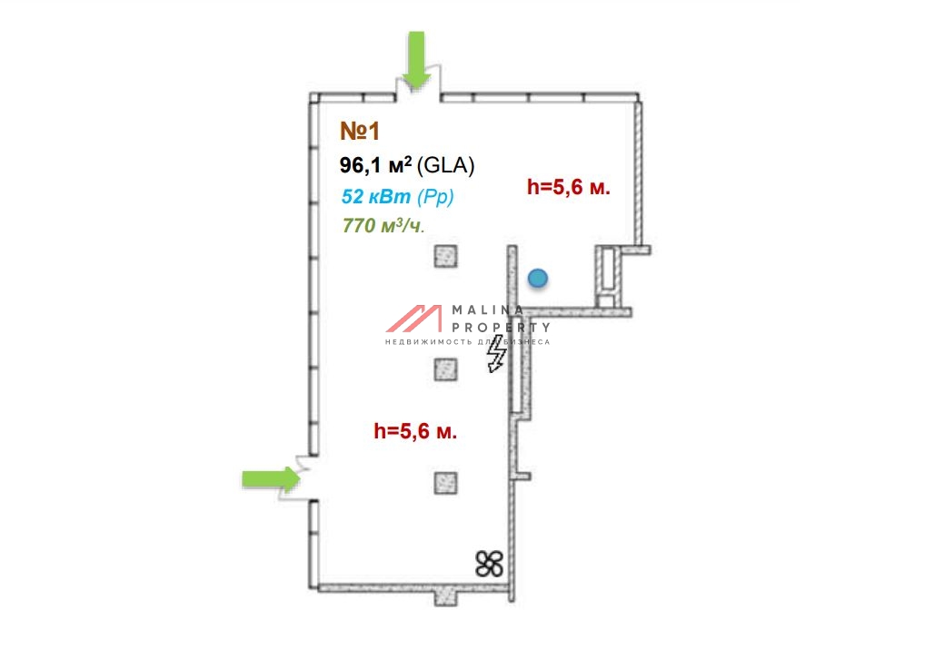 Аренда торгового помещения в апарт-комплексе "B’aires"