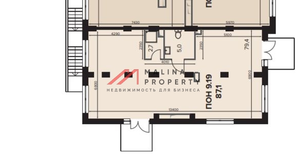 Аренда помещения в новом ЖК "1-й Ленинградский"