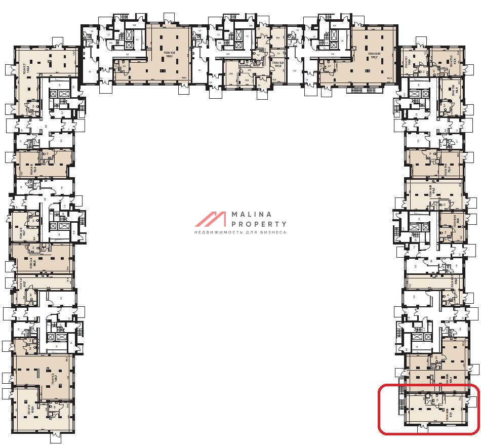 Аренда помещения в новом ЖК "1-й Ленинградский"