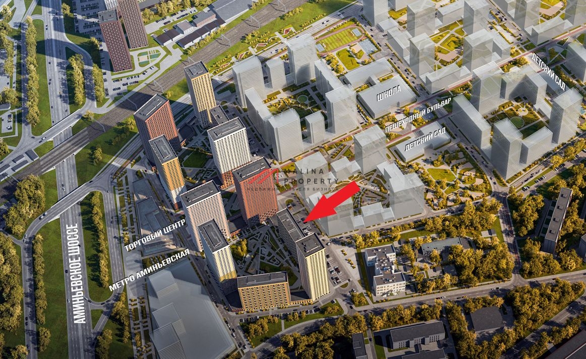 Аренда торгового помещения в ЖК "Матвеевский парк"