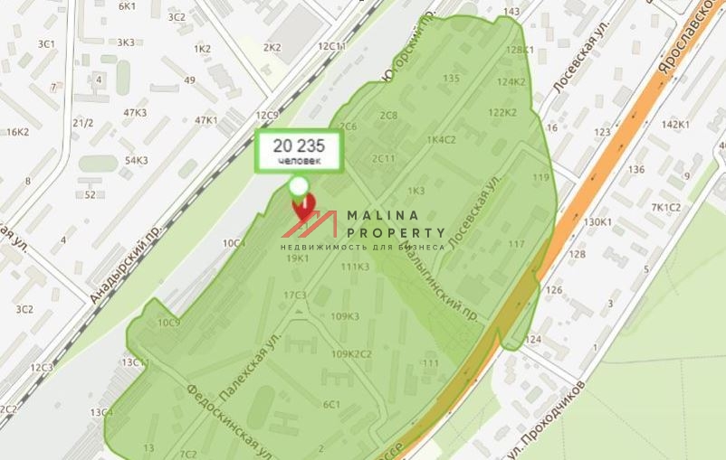 Продажа нежилого помещения в районе метро Бабушкинская