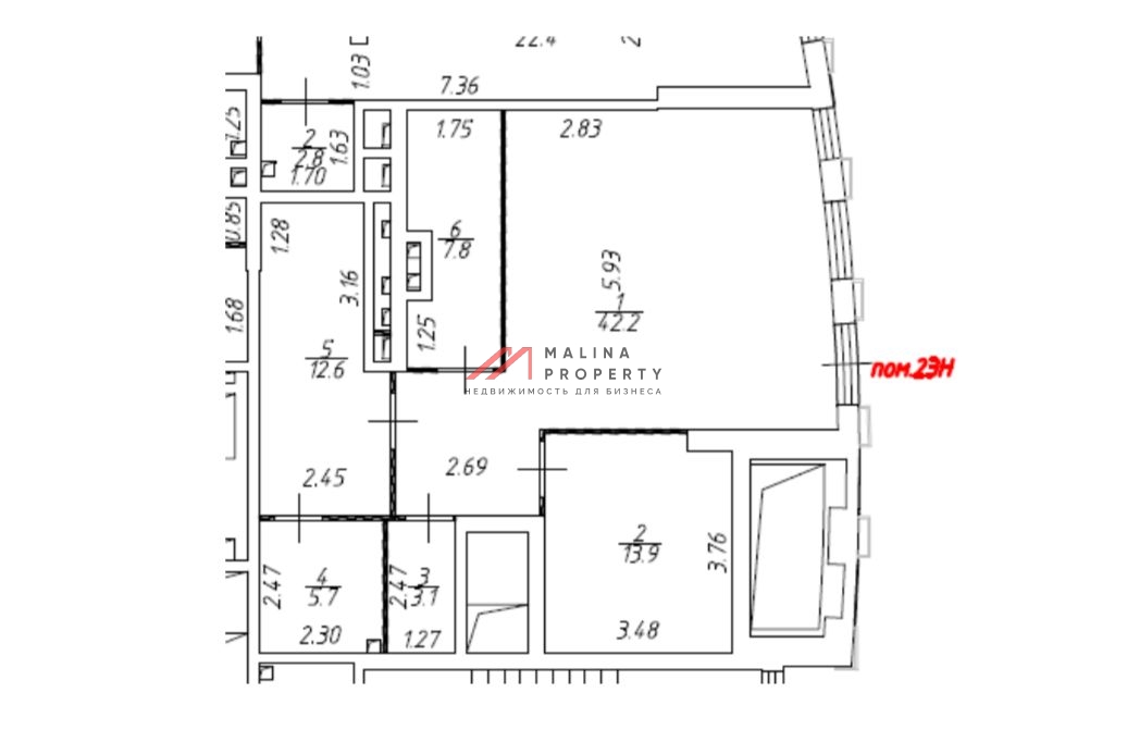 Аренда торгового помещения в ЖК Крылья