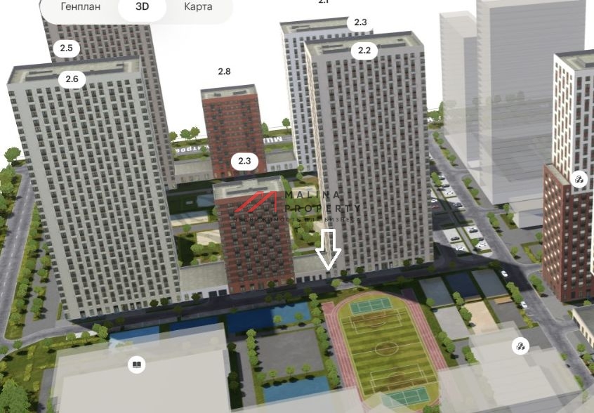 Продажа торгового помещения в ЖК "Руставели 14"