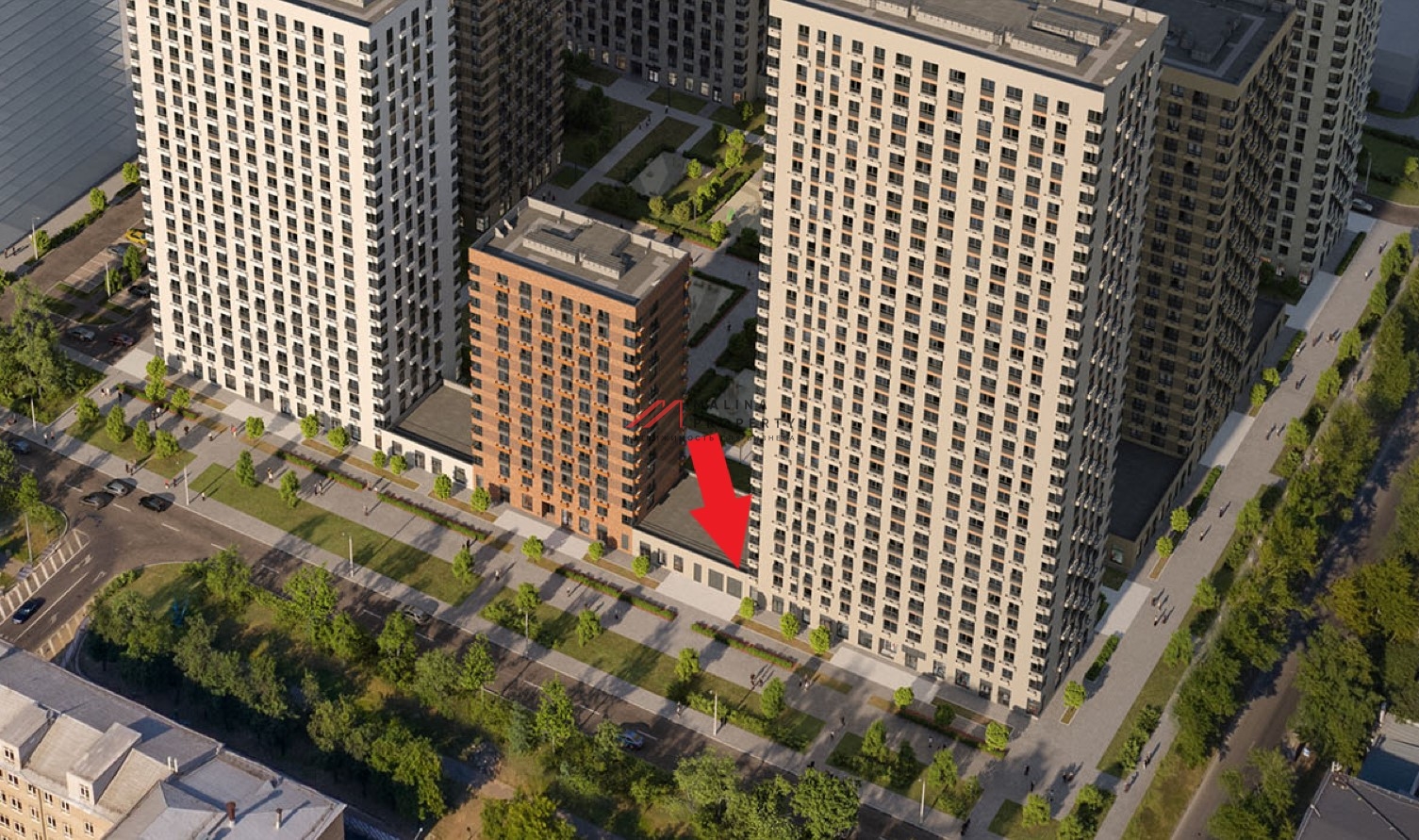 Продажа торгового помещения в ЖК "Руставели 14"