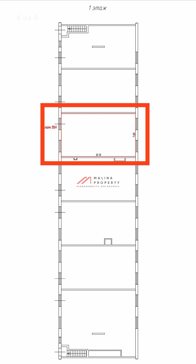Продажа торгового помещения в ЖК Бунинские луга
