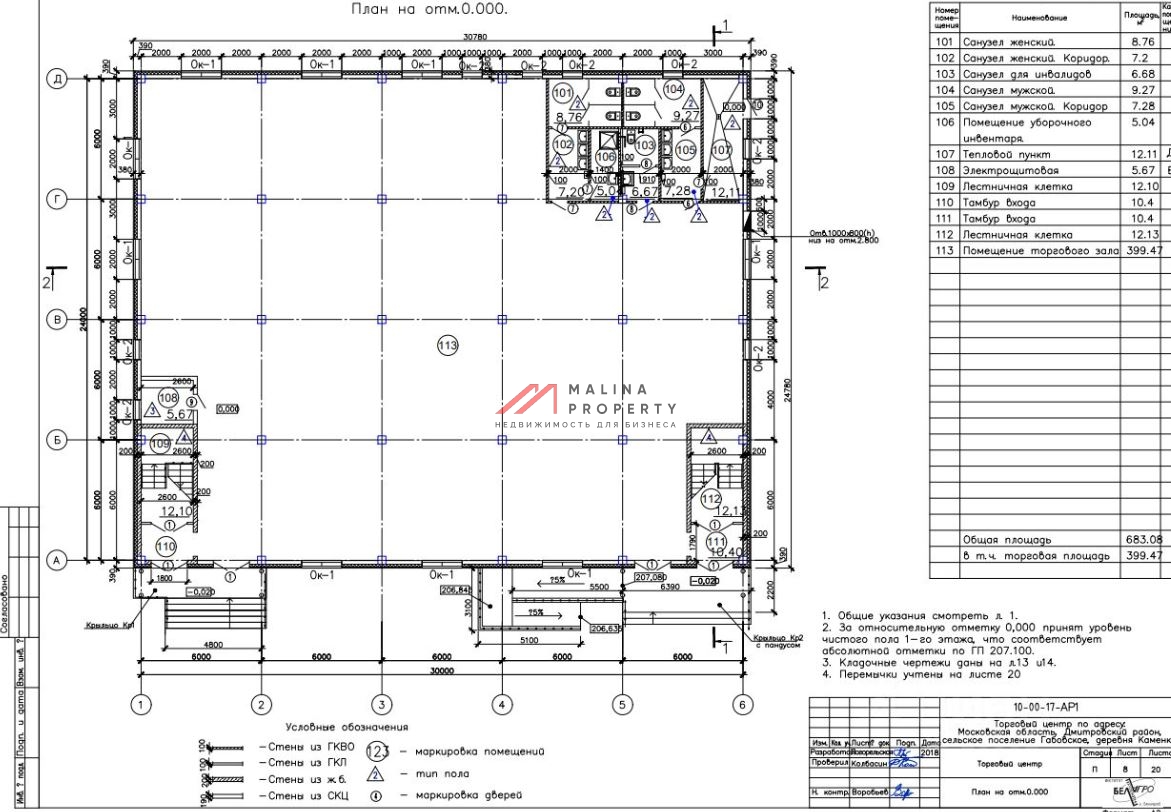 Продажа торгового центра "Каменка" в г. Дмитров 