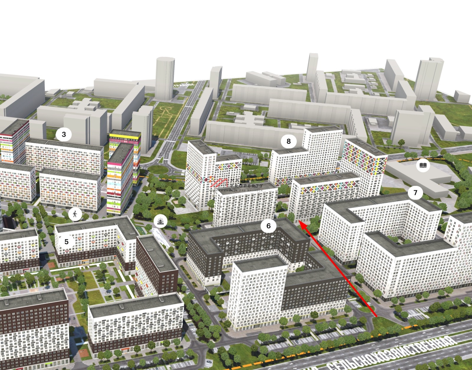 Продажа помещения с федеральными арендаторами в ЖК "Green Park"