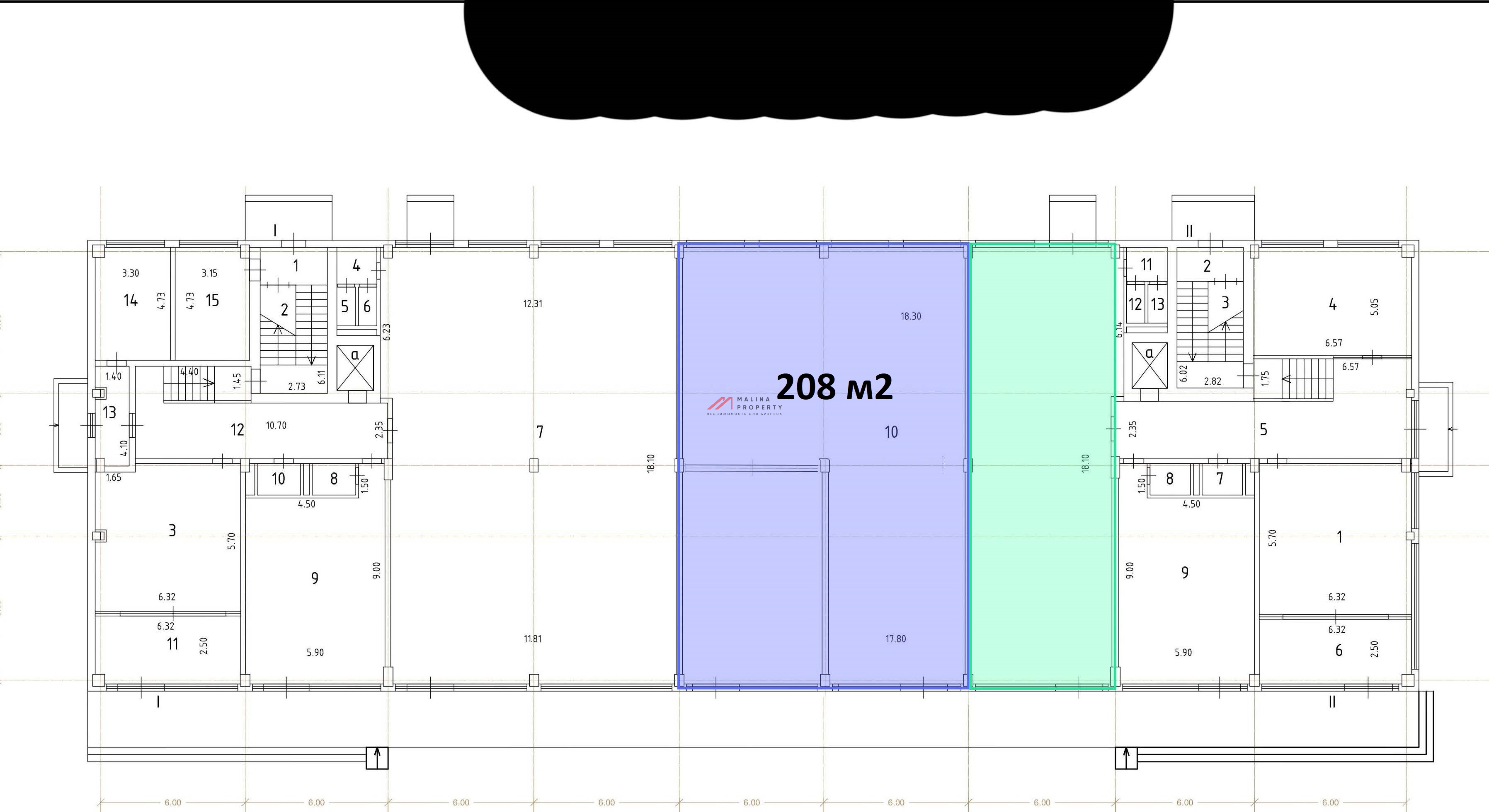 Продажа торгового помещения в административном здании