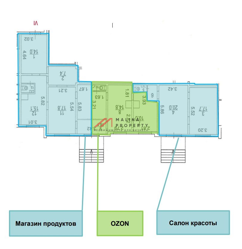 Прдажа помещения с арендаторами у метро Бунинская Аллея