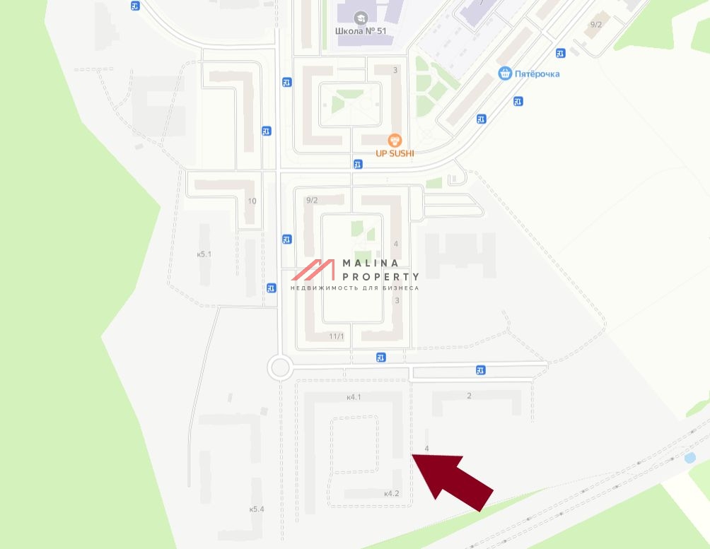 Аренда торгового помещения в ЖК "Томилино Парк"