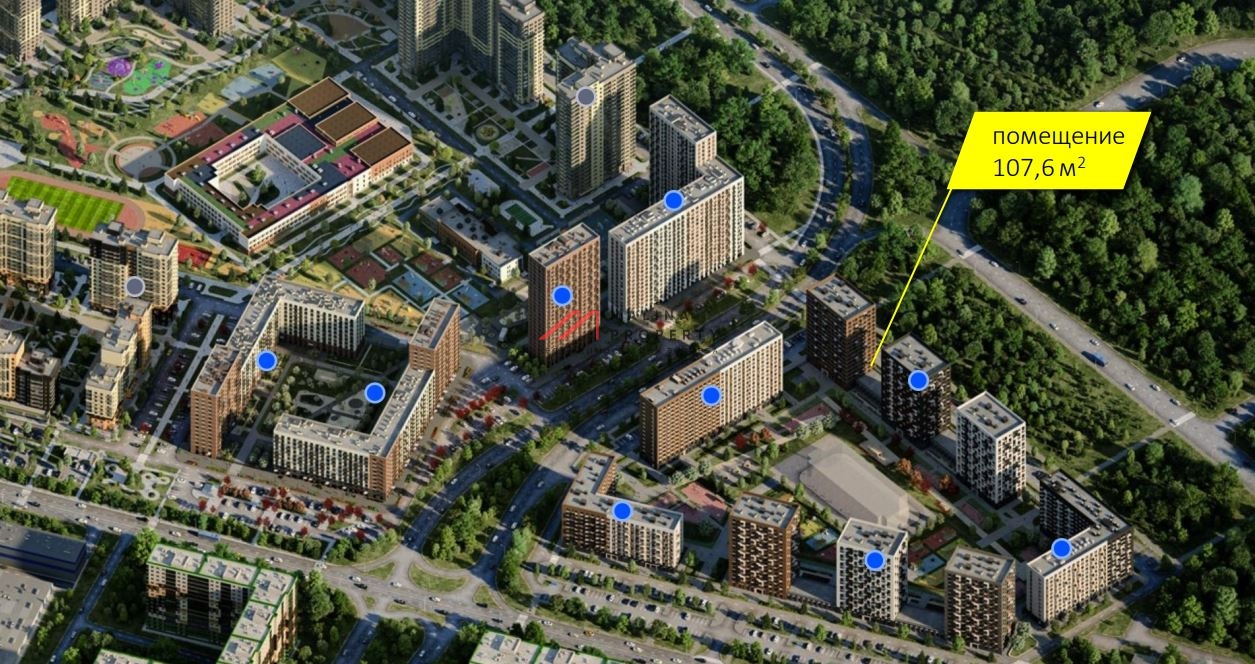 Продажа помещения с магазином Винлаб в ЖК Большое Путилково