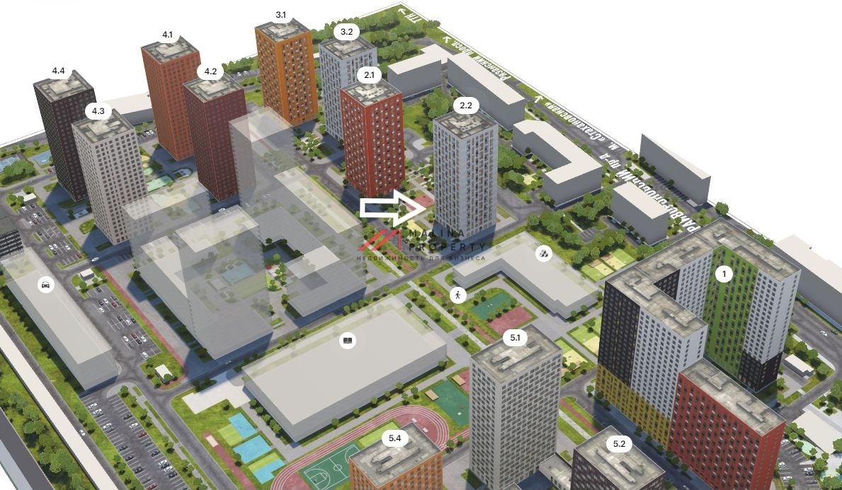 Продажа торгового помещения в ЖК "Волжский парк"