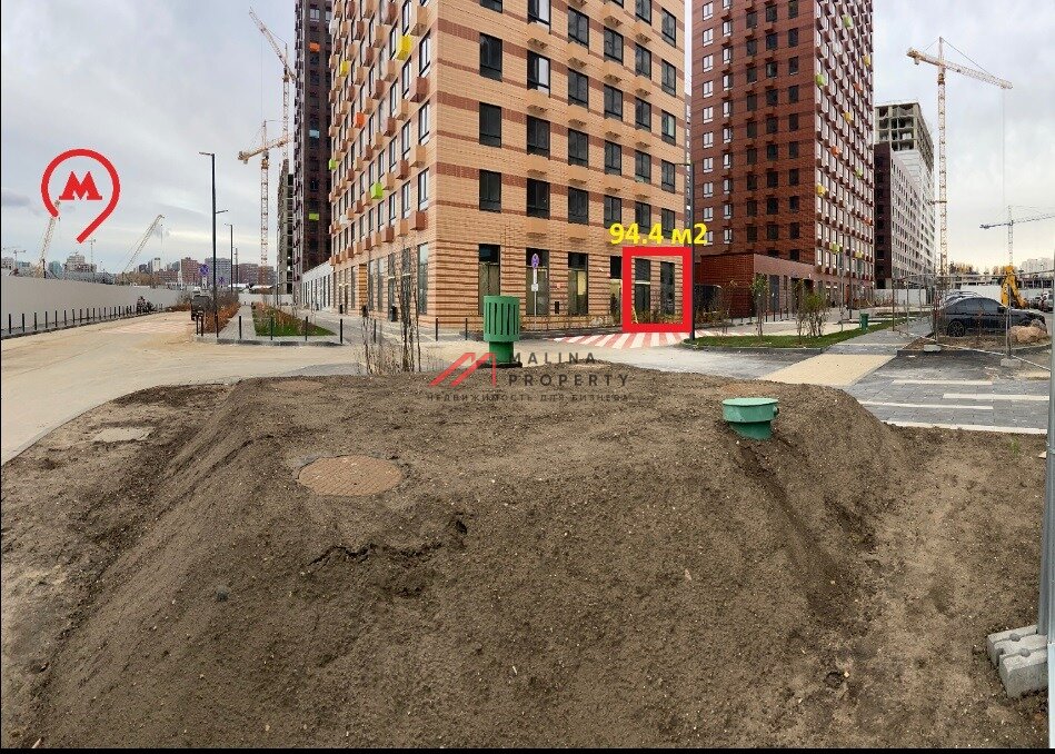 Аренда торгового помещения в ЖК "Бунинские луга" 