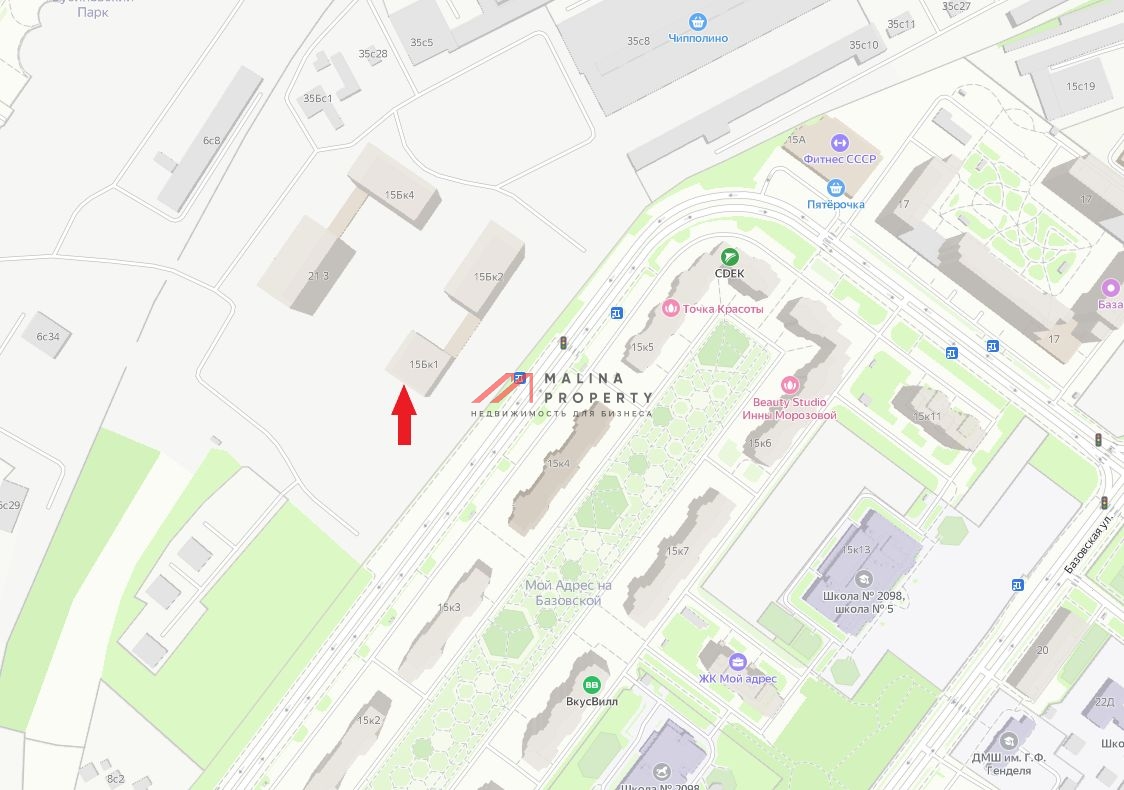 Продажа помещения в ЖК Бусиновский парк