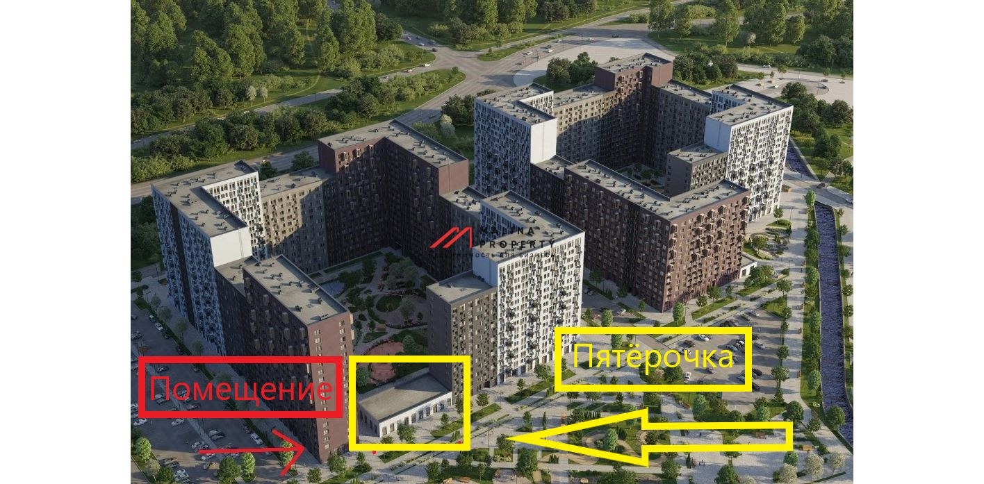 Продажа торгового помещения в жилом комплексе "Молжаниново"