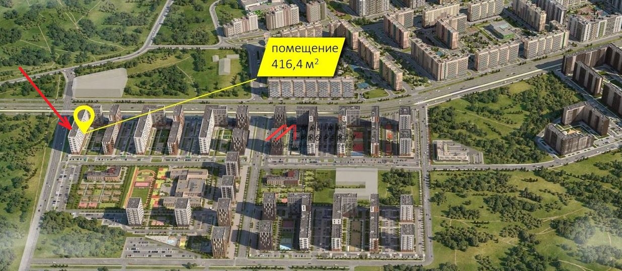 Продажа помещения с арендатором магазин "Пятерочка" 