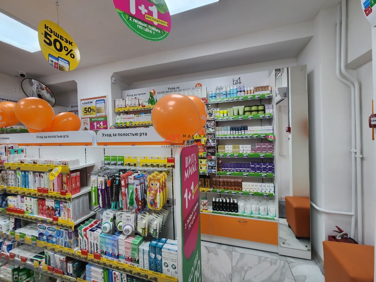 Продажа торгового помещения с арендатором аптека