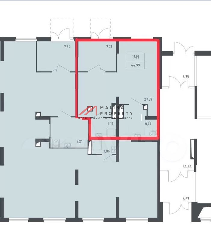 Продажа нежилого помещения в ЖК "Молжаниново"