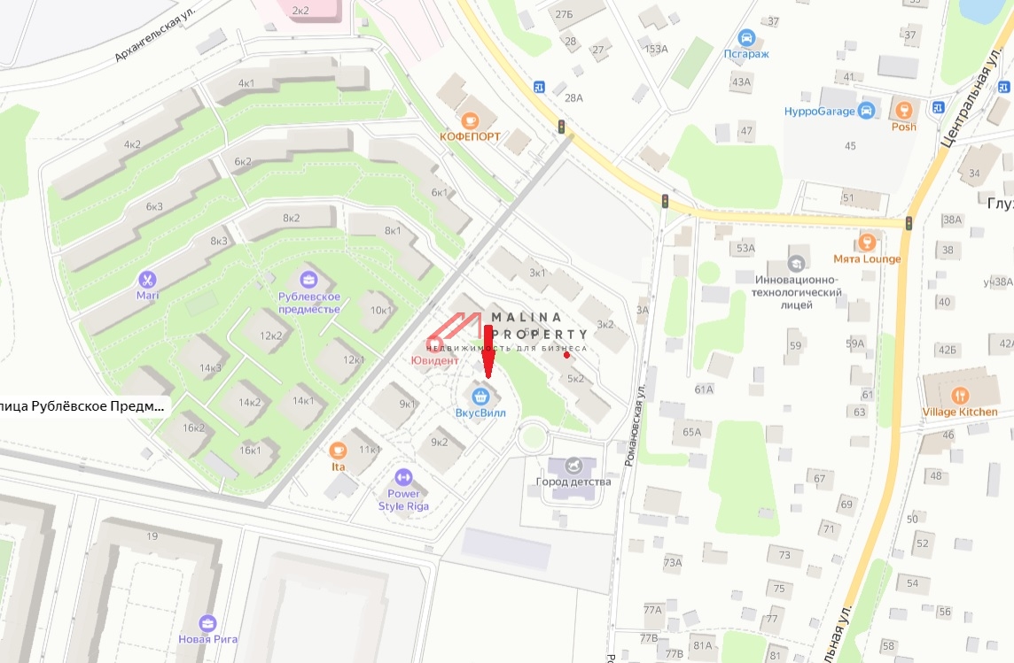 Продажа торгового помещения в ЖК "Рублёвское Предместье"