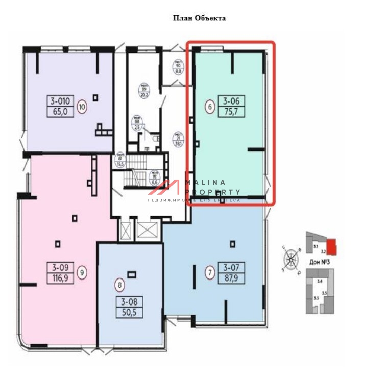 Аренда торгового помещения в жилом комплексе Бунинские кварталы