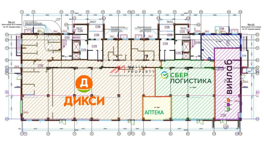 Продажа помещения с якорными арендаторами в ЖК "Финский"