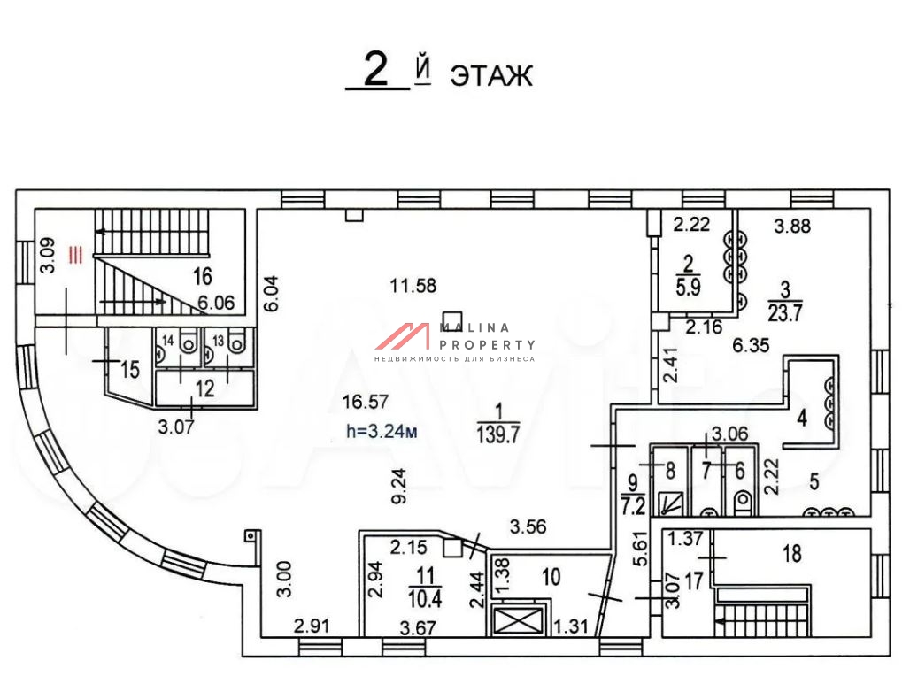 Продажа здания в спальном районе с супермаркетом Пятёрочка