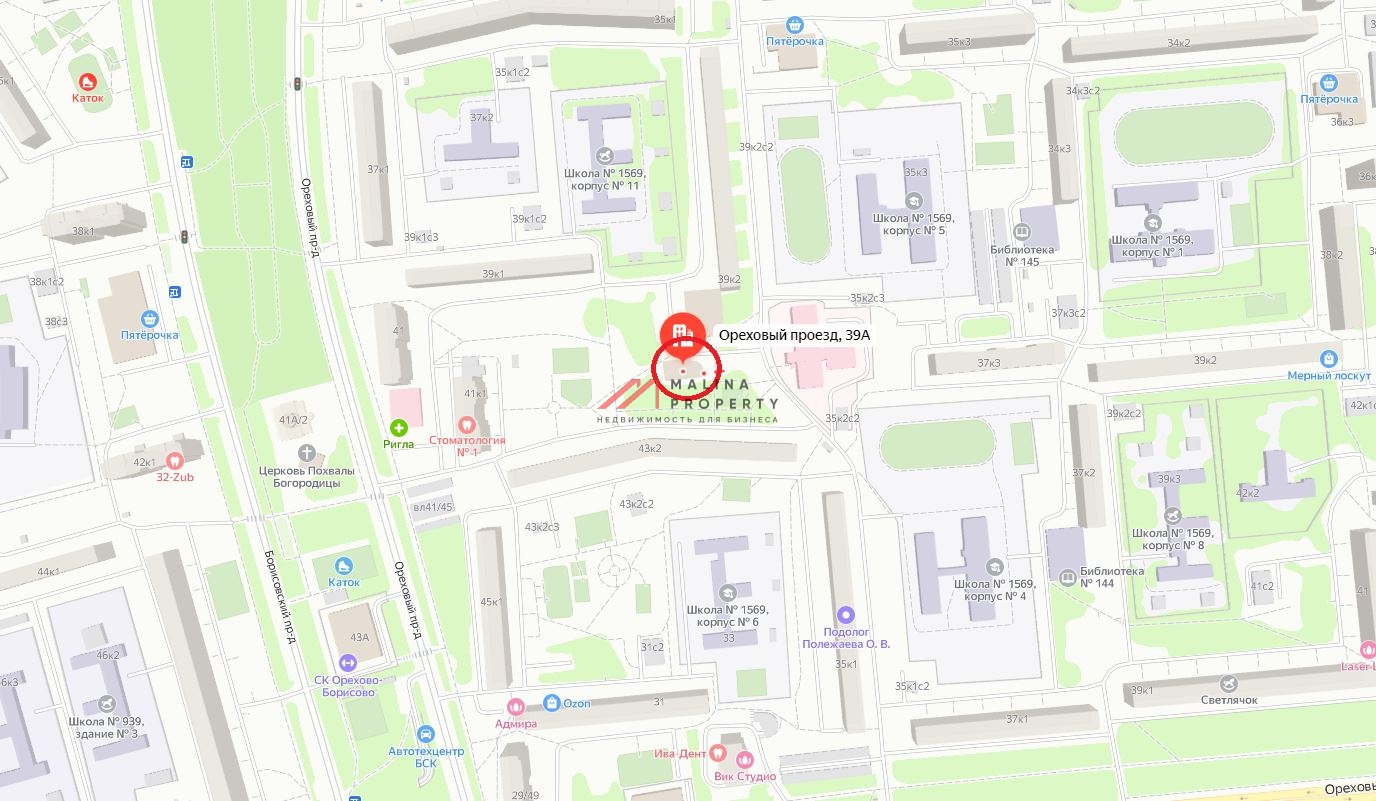 Продажа здания в спальном районе с супермаркетом Пятёрочка