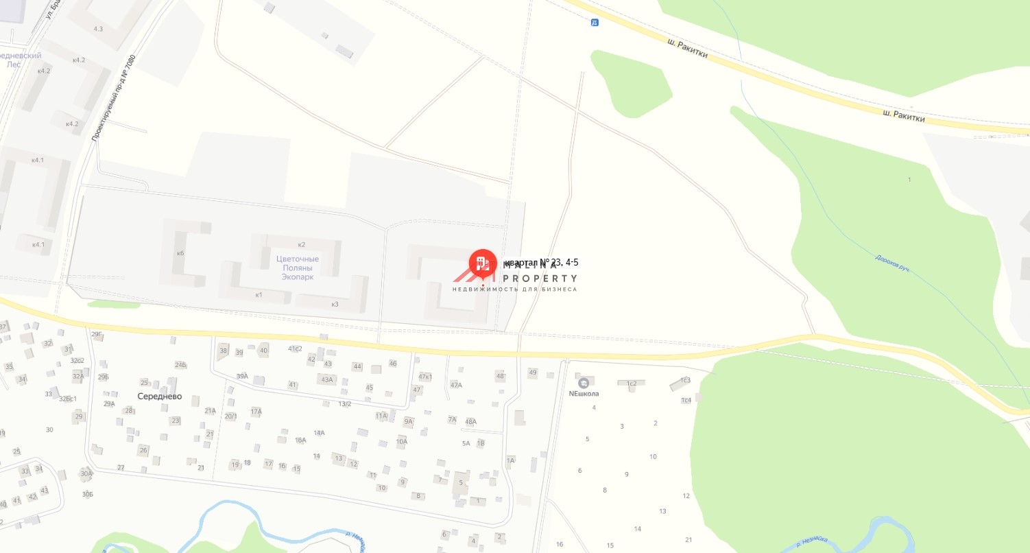 Аренда помещений в ЖК "Цветочные Поляны экопарк"