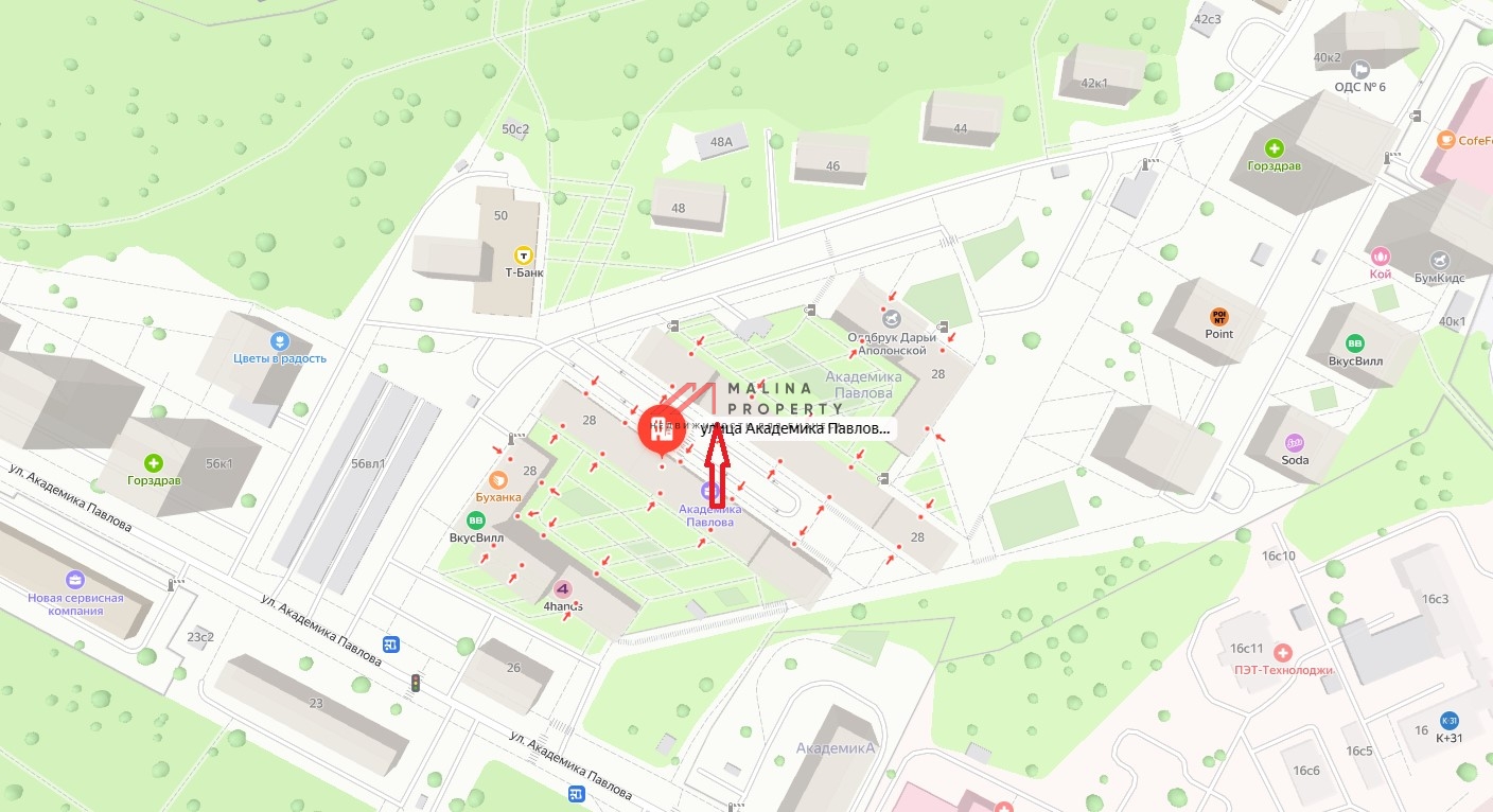 Продажа торгового помещения в ЖК «Академика Павлова»